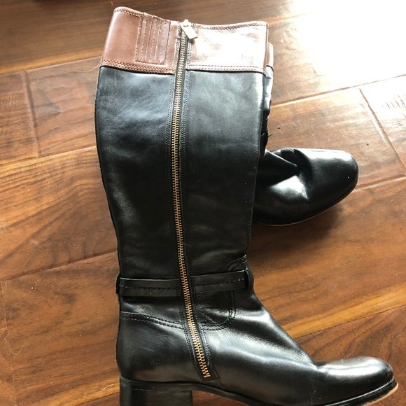 Micheal Kors Stockard Two-Tone riding boot - Picture 4 of 6